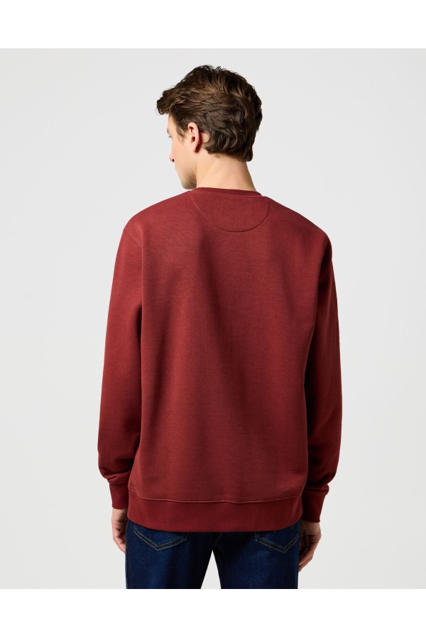 Sudadera Wrangler Sing Off  Color Fired Brick