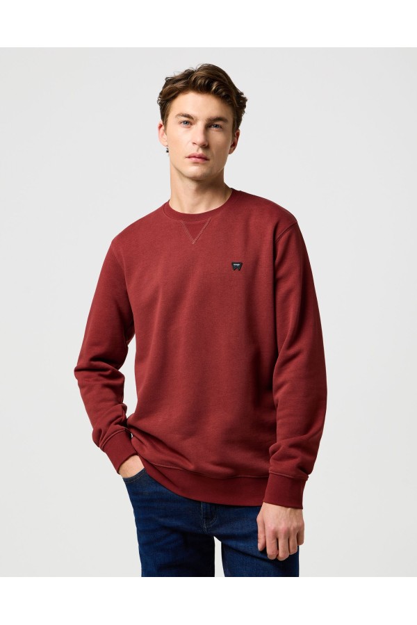 Sudadera Wrangler Sing Off  Color Fired Brick
