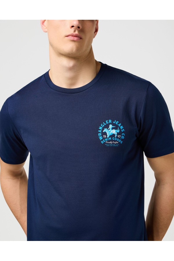 Camiseta Wrangler Graphic Tee Color Navy