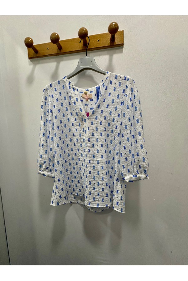 Camisa Tinta Joy Color Celeste