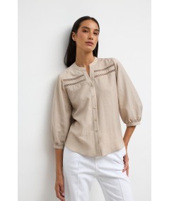Camisa Tinta Miriam Color Beige