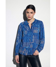 Blusa Tinta Candelada Color Azul