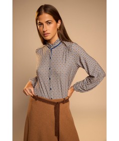 Blusa Tinta Encarnación Color Azul
