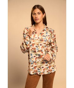 Camiseta Tinta Annel Color Beige